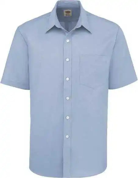 Dickies Sss46 Short Sleeve Oxford Shirt - Light Blue