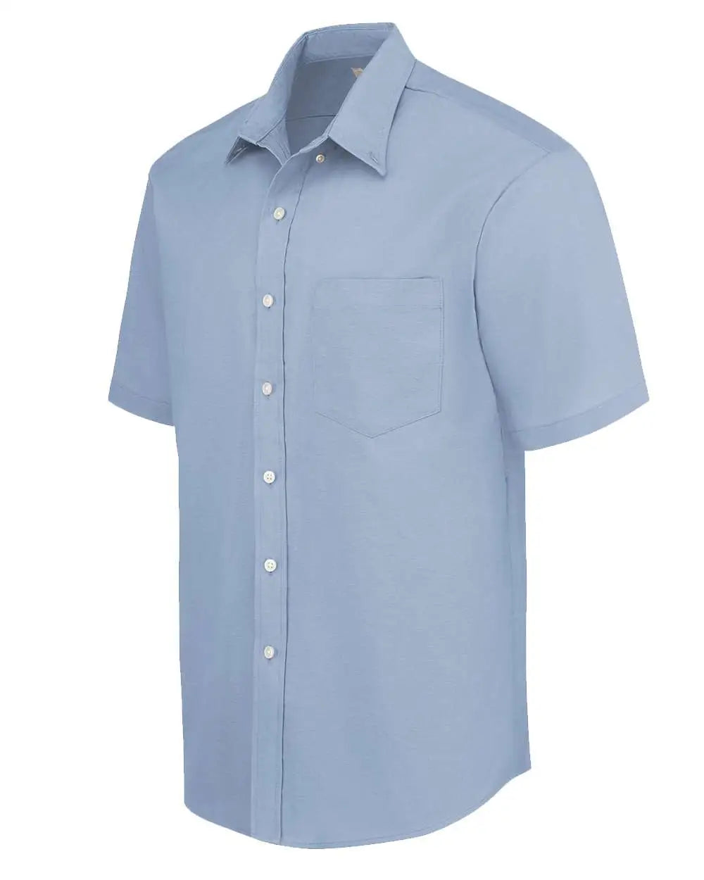 Dickies Sss46 Short Sleeve Oxford Shirt - Light Blue - Ice / 14.5
