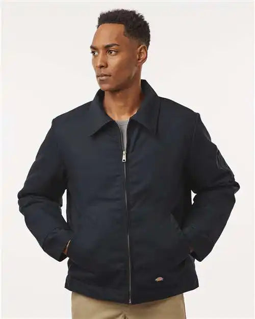 Dickies Tj55t Insulated Industrial Eisenhower Jacket - Tall Sizes - Black