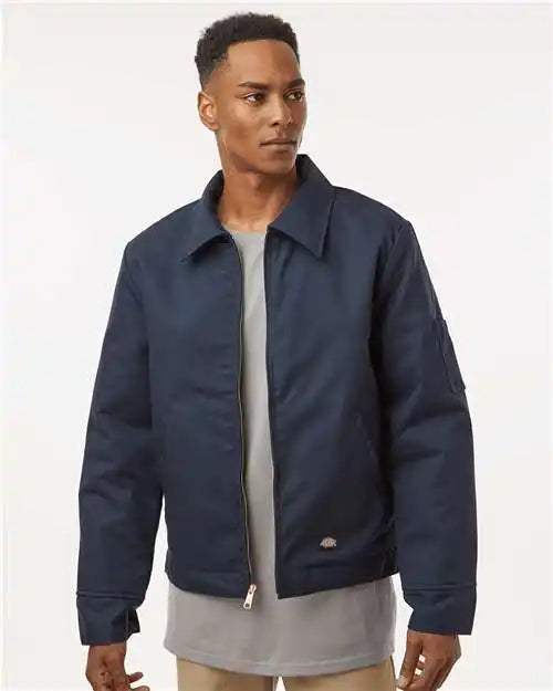 Dickies Tj55t Insulated Industrial Eisenhower Jacket - Tall Sizes - Dark Navy