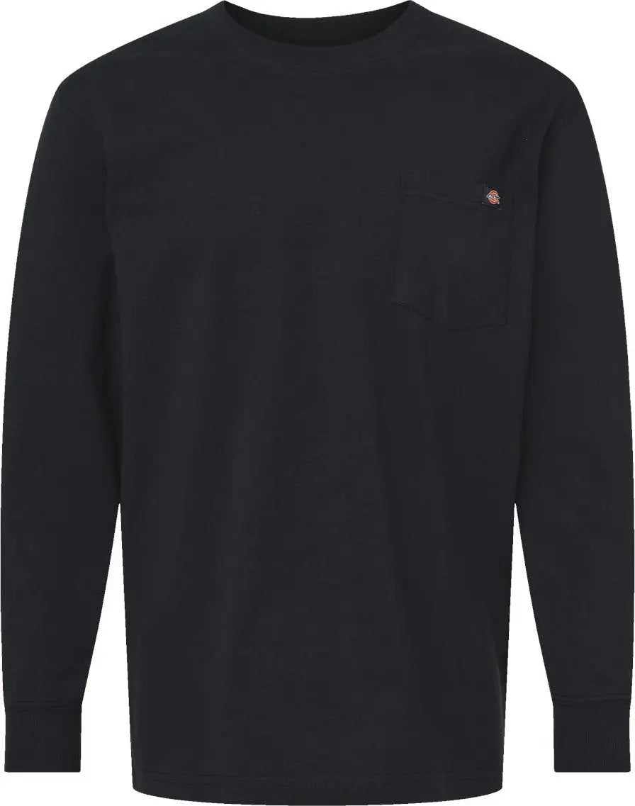Dickies Wl50 Traditional Heavyweight Long Sleeve T-shirt - Black