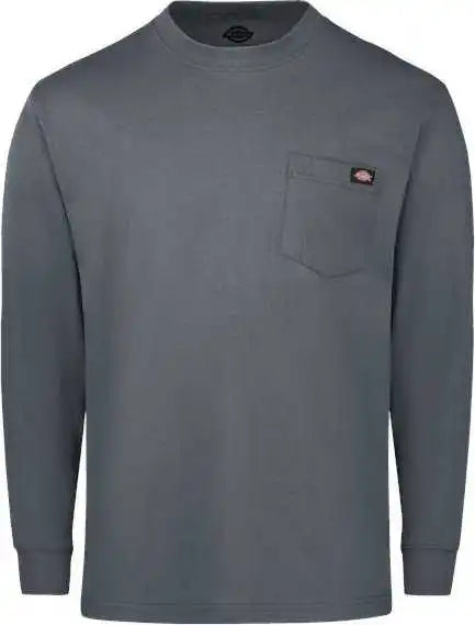 Dickies Wl50 Traditional Heavyweight Long Sleeve t Shirt Charcoal