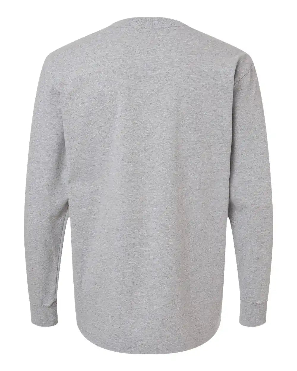 Dickies Wl50t Traditional Heavyweight Long Sleeve T-shirt - Tall Sizes - Heather Grey - Lt