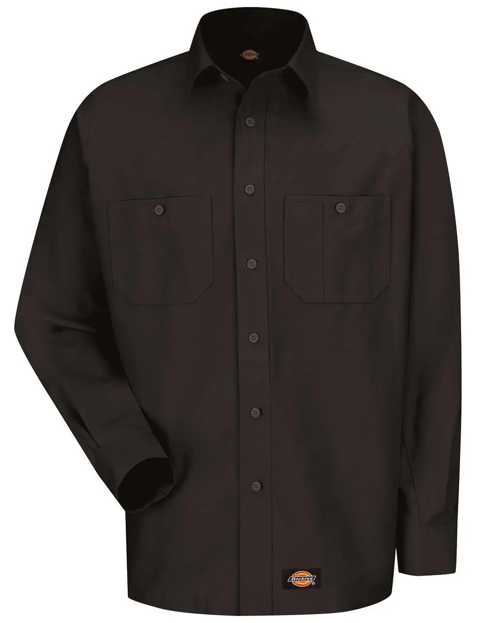 Dickies Ws10 Long Sleeve Work Shirt - Black