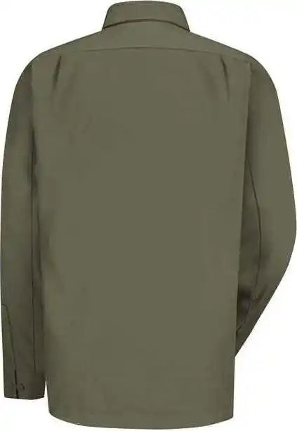 Dickies Ws10 Long Sleeve Work Shirt - Olive Green