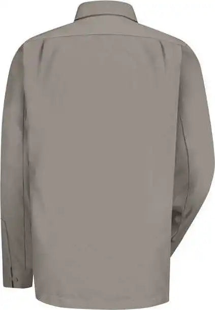 Dickies Ws10 Long Sleeve Work Shirt Silver Gray