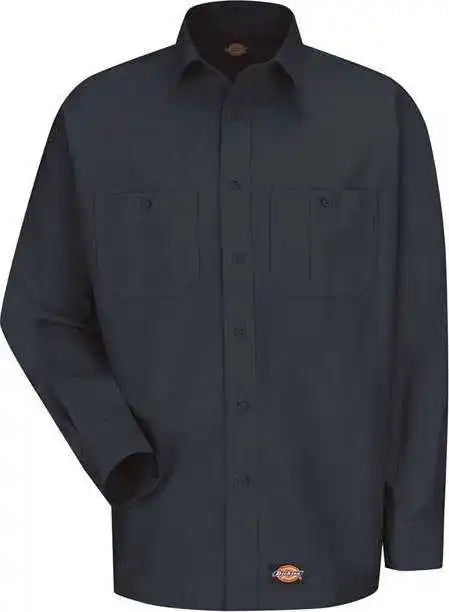 Dickies Ws10t Long Sleeve Work Shirt Tall Sizes - Navy