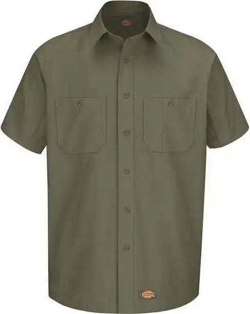 Dickies Ws20 Short Sleeve Work Shirt - Olive Green