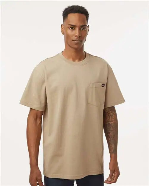 Dickies Ws50-dt Traditional Heavyweight T-shirt - Tall Sizes - Desert Sand