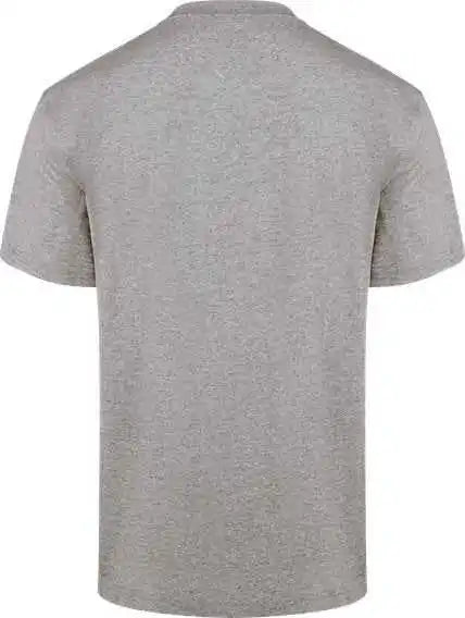 Dickies Ws51ln Heavyweight Traditional Short Sleeve Henley - Long Sizes - Heather Gray