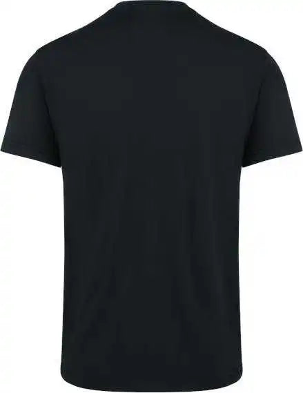 Dickies Ws51ln Heavyweight Traditional Short Sleeve Henley - Long Sizes - Black