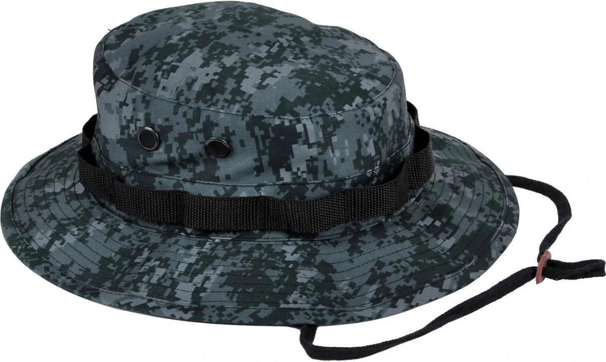Digital Camo Boonie Hat - Midnight / Default