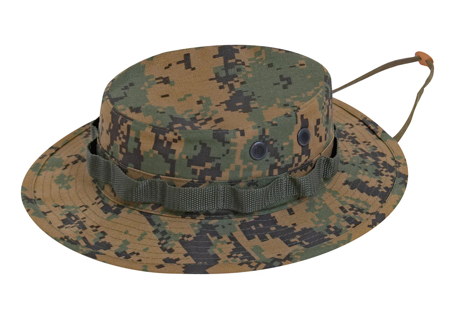 Digital Camo Boonie Hat - Woodland / Default