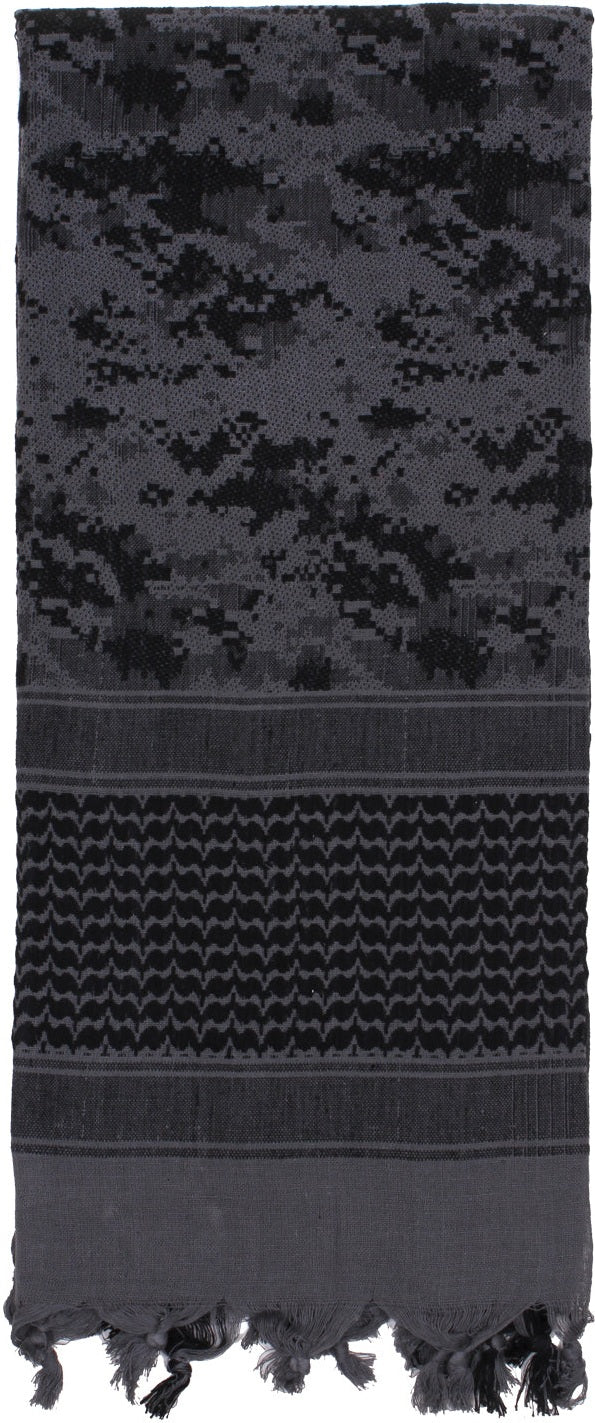 Digital Camo Shemagh Tactical Desert Keffiyeh Scarf
