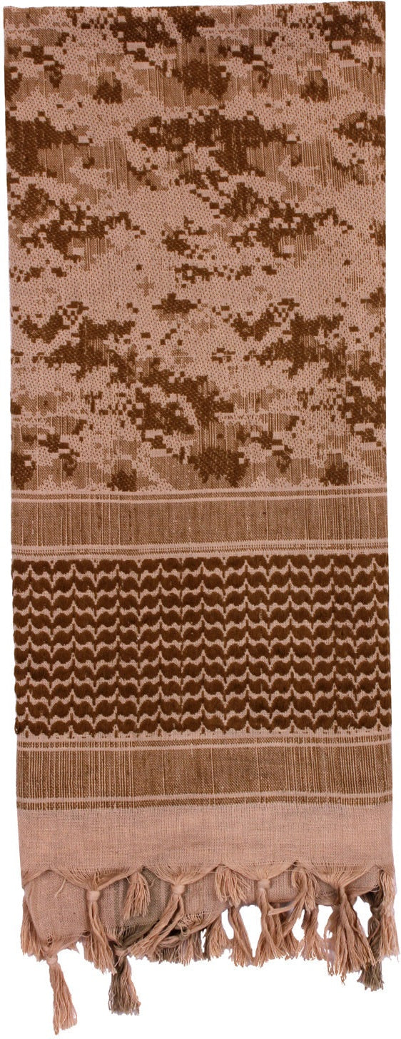 Digital Camo Shemagh Tactical Desert Keffiyeh Scarf