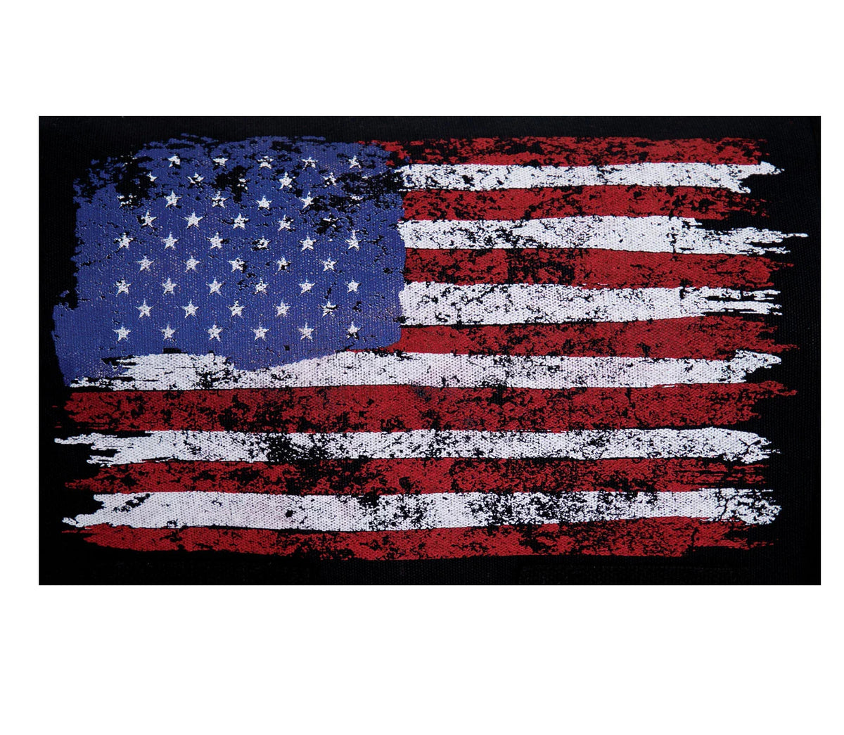 Distressed U.s. Flag Canvas Messenger Bag