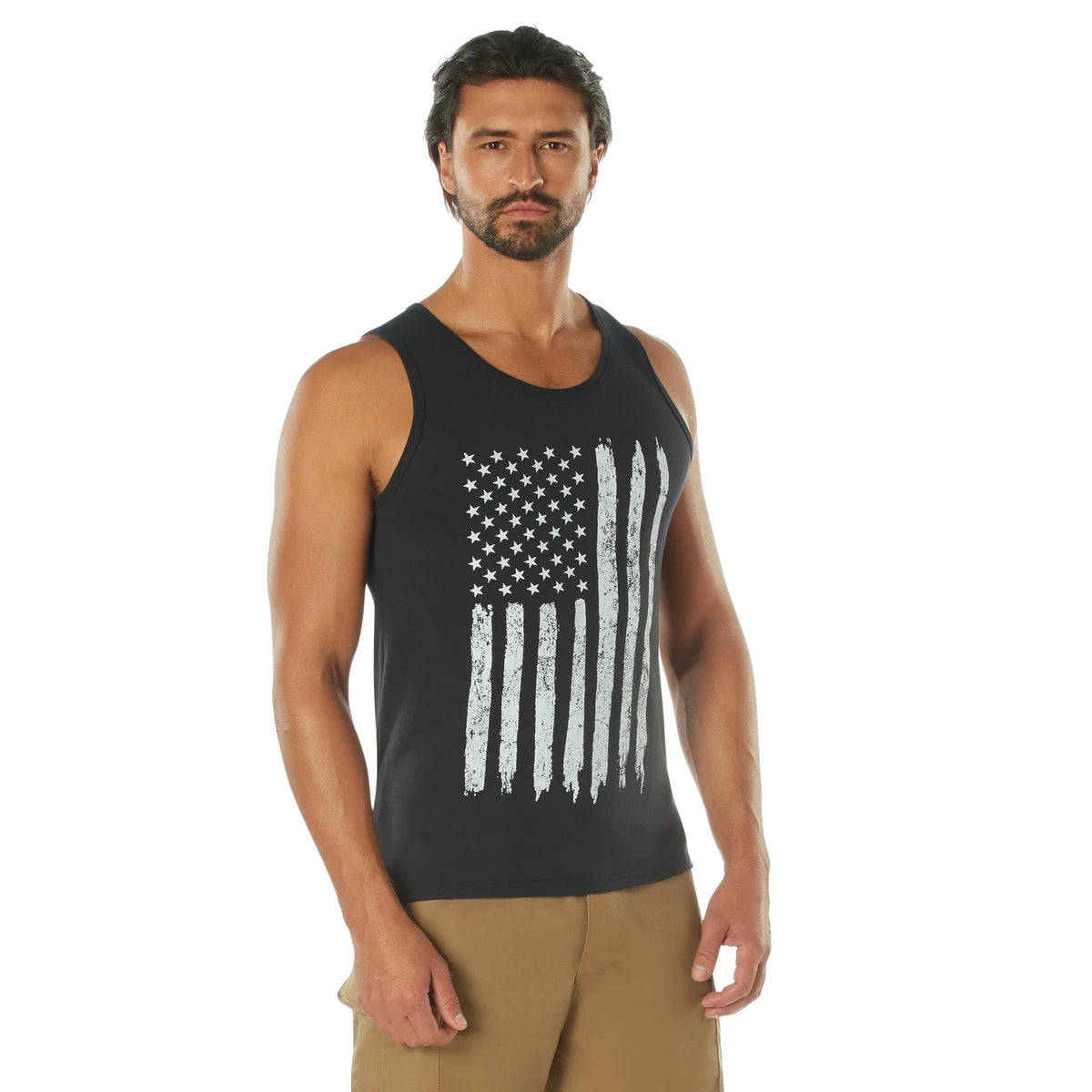 Distressed U.s. Flag Tank Top