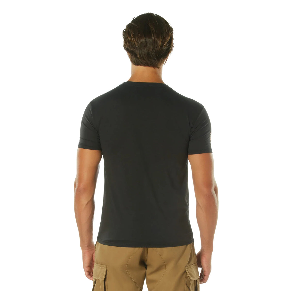 Distressed us Flag Athletic Fit T-shirt