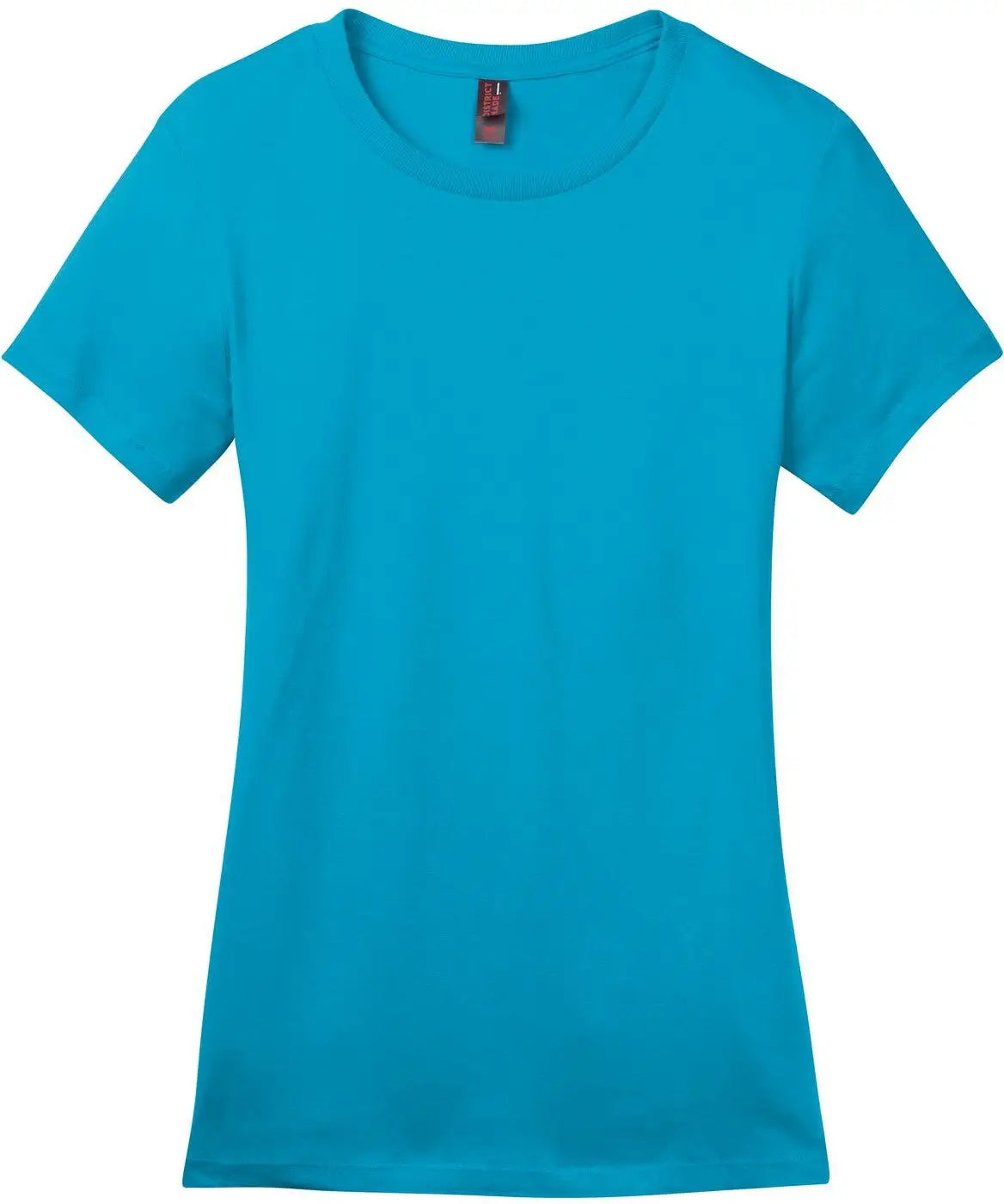 District Dm104l Women’s Perfect Weight Tee - Bright Turquoise