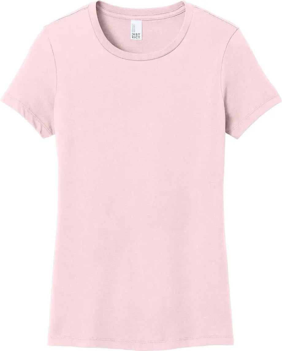 District Dm104l Women’s Perfect Weight Tee - Carnation Pink