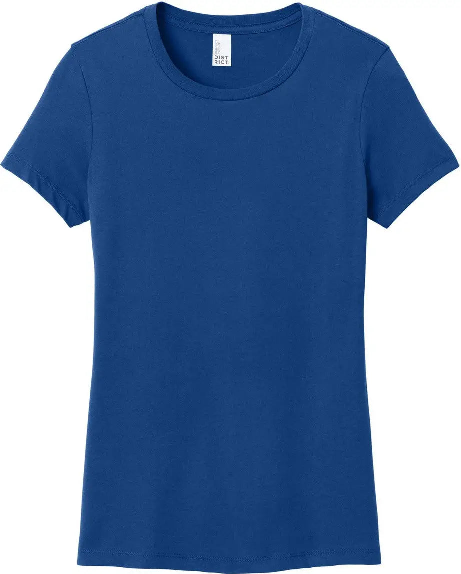 District Dm104l Women’s Perfect Weight Tee - Deep Royal