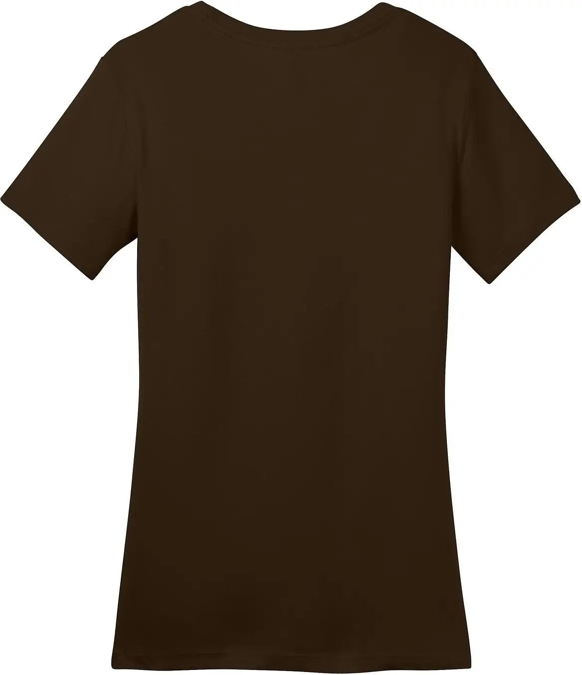 District Dm104l Women’s Perfect Weight Tee - Espresso - Ladies Xs
