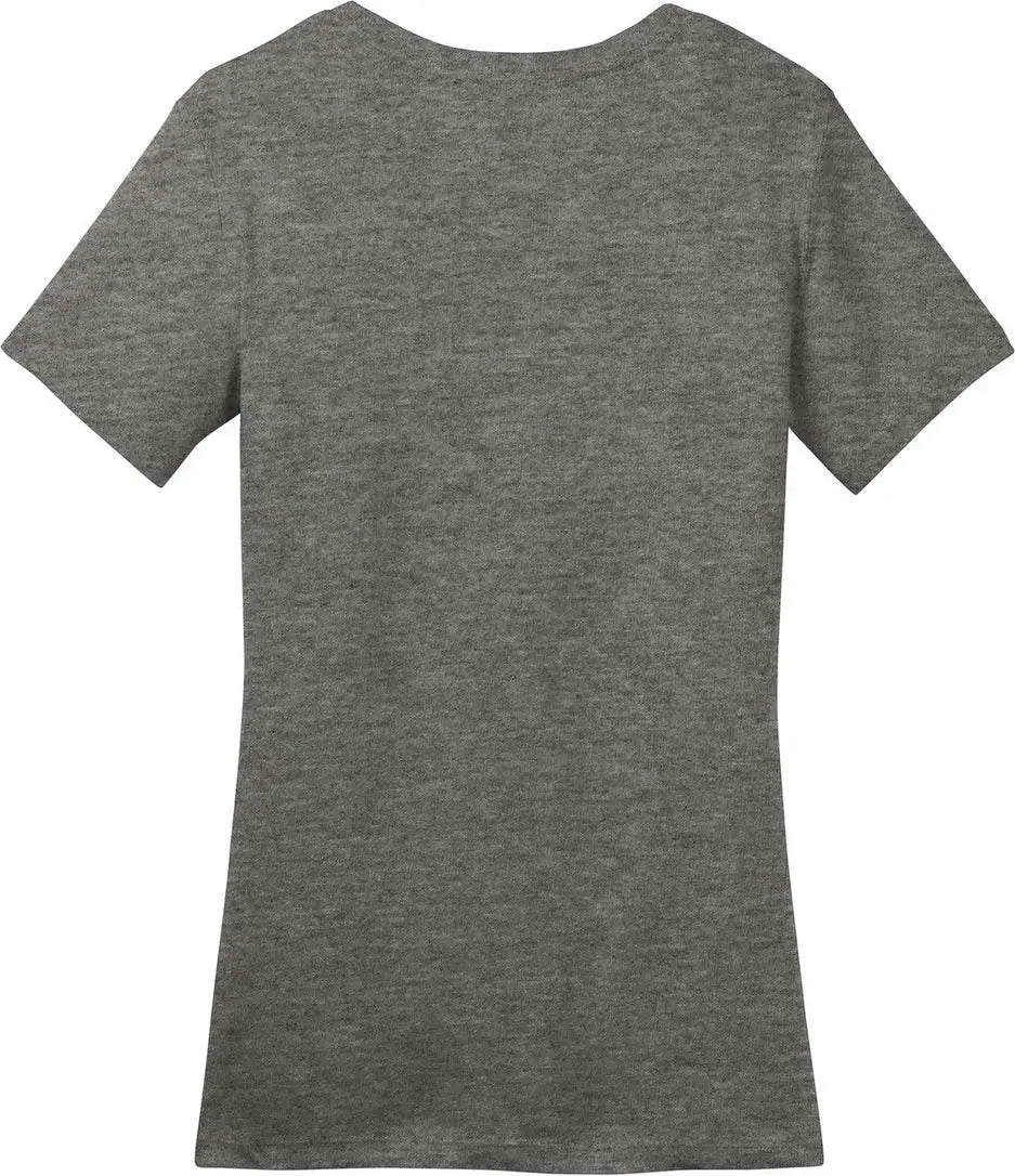 District Dm104l Women’s Perfect Weight Tee - Heathered Charcoal