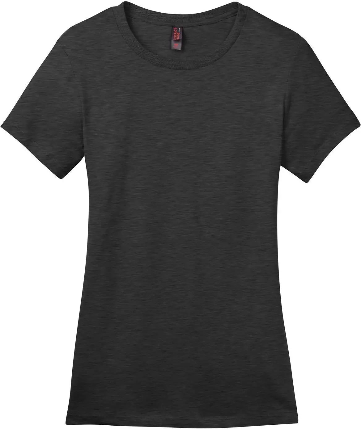 District Dm104l Women’s Perfect Weight Tee - Heathered Charcoal