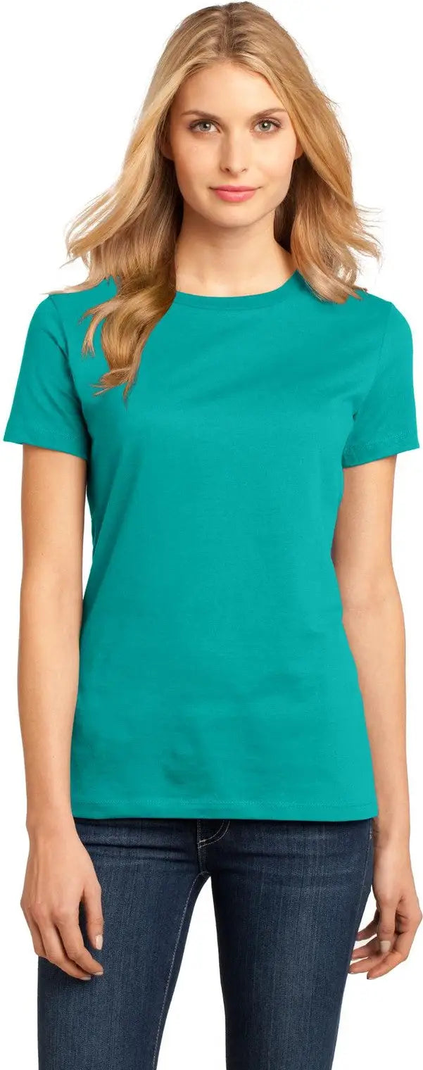 District Dm104l Women’s Perfect Weight Tee - Jade - Ladies Xs
