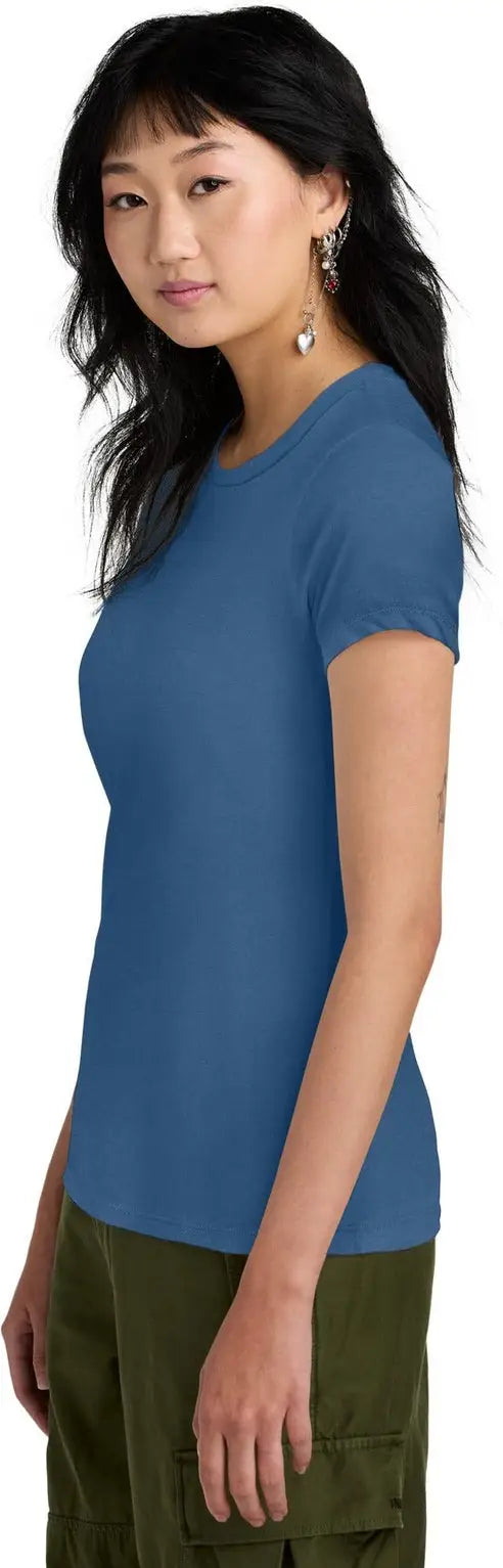 District Dm104l Women’s Perfect Weight Tee - Maritime Blue