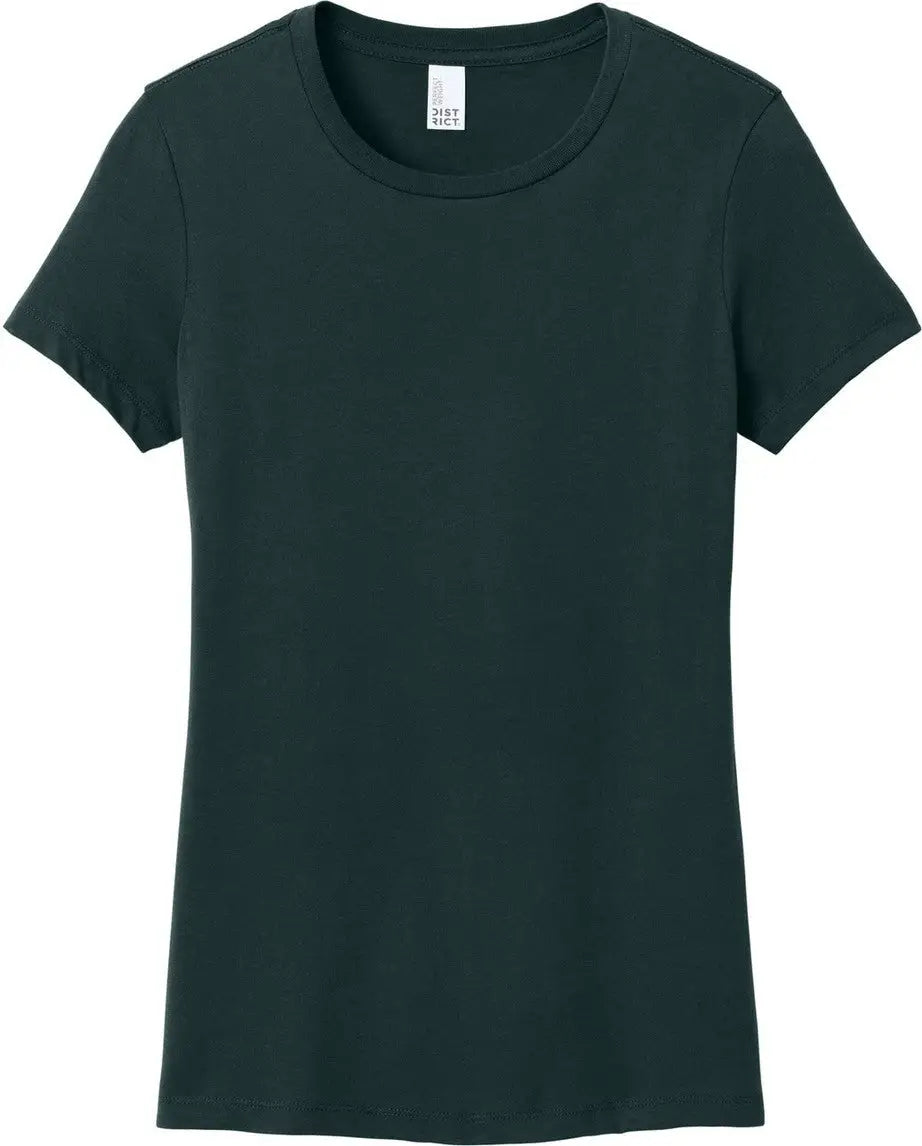 District Dm104l Women’s Perfect Weight Tee - Rainforest