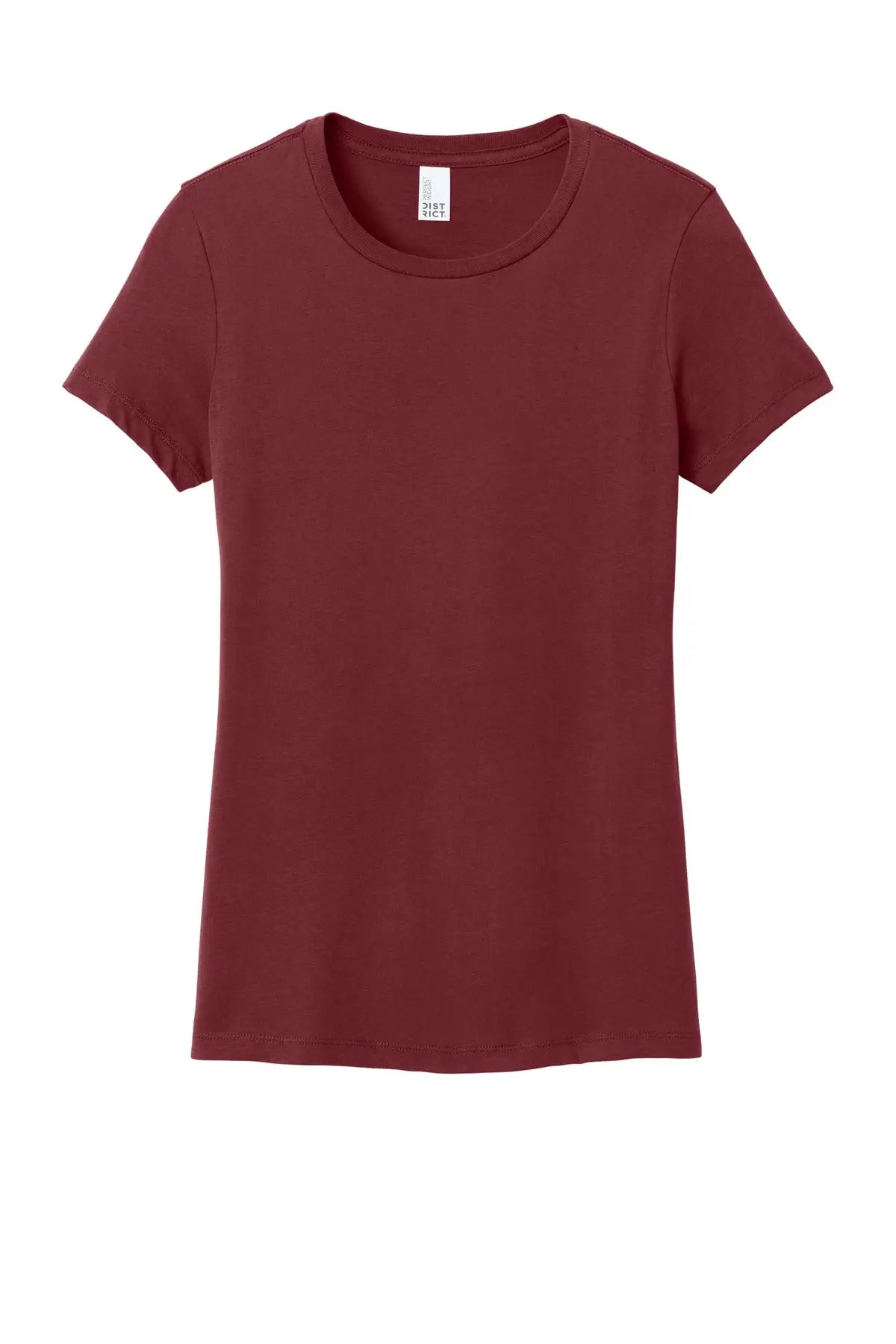 District Dm104l Women’s Perfect Weight Tee - Sangria
