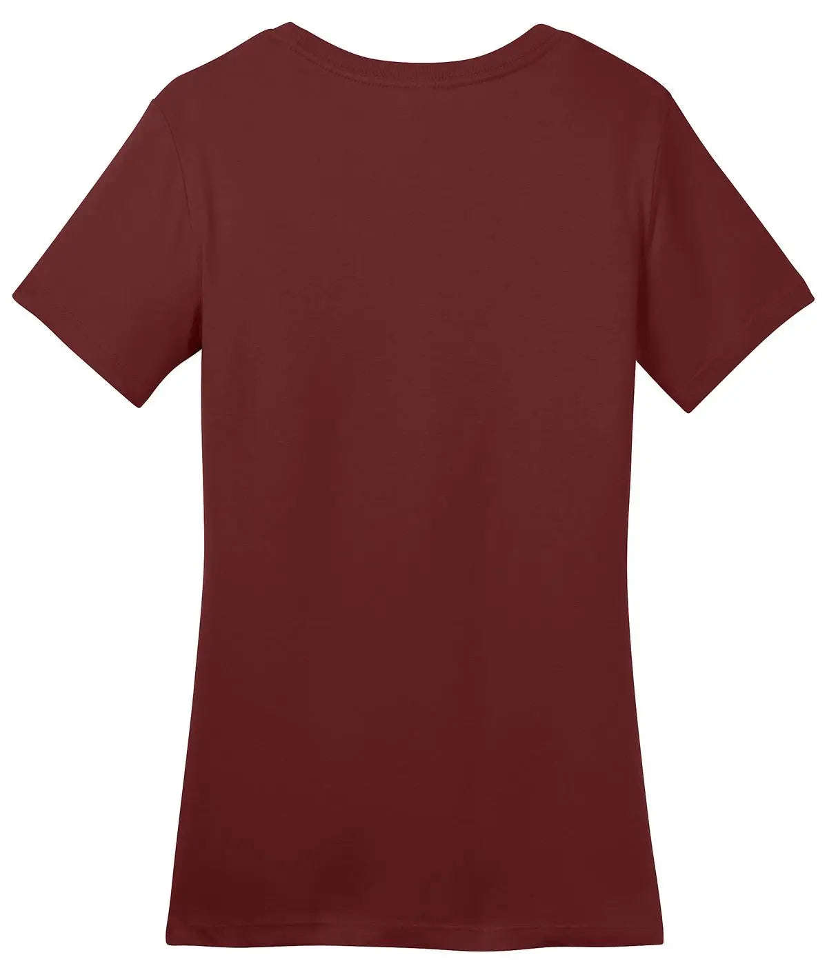 District Dm104l Women’s Perfect Weight Tee - Sangria - Ladies Xs