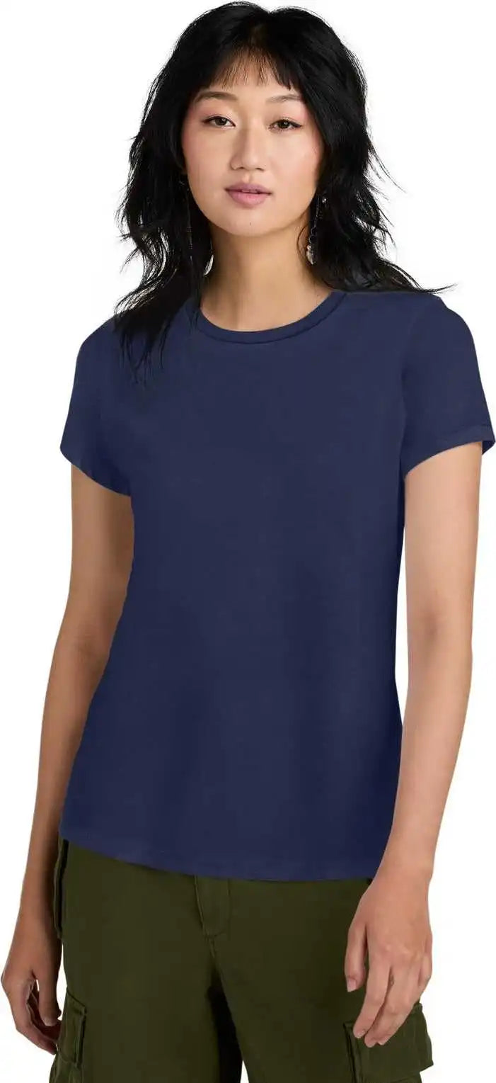 District Dm104l Women’s Perfect Weight Tee - Tanzanite