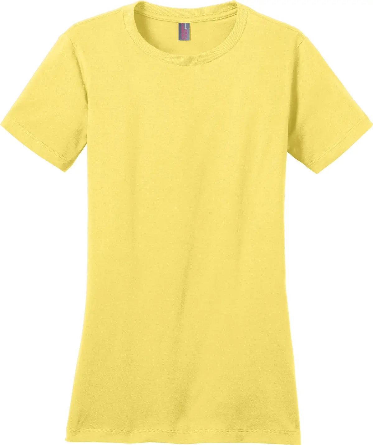 District Dm104l Women’s Perfect Weight Tee - Yellow