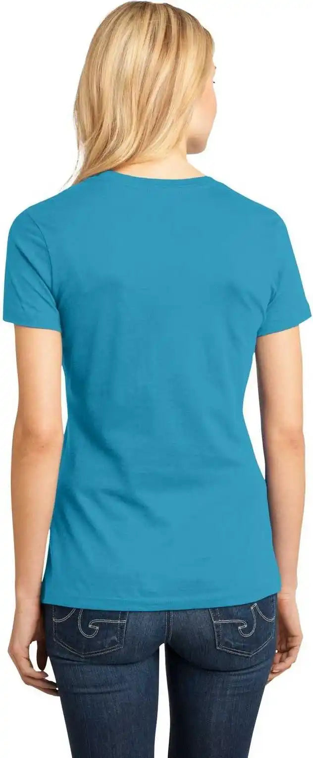 District Dm104l Women’s Perfect Weighttee Bright Turquoise