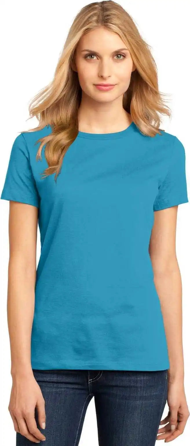 District Dm104l Women’s Perfect Weighttee Bright Turquoise