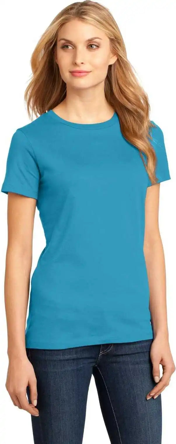 District Dm104l Women’s Perfect Weighttee Bright Turquoise