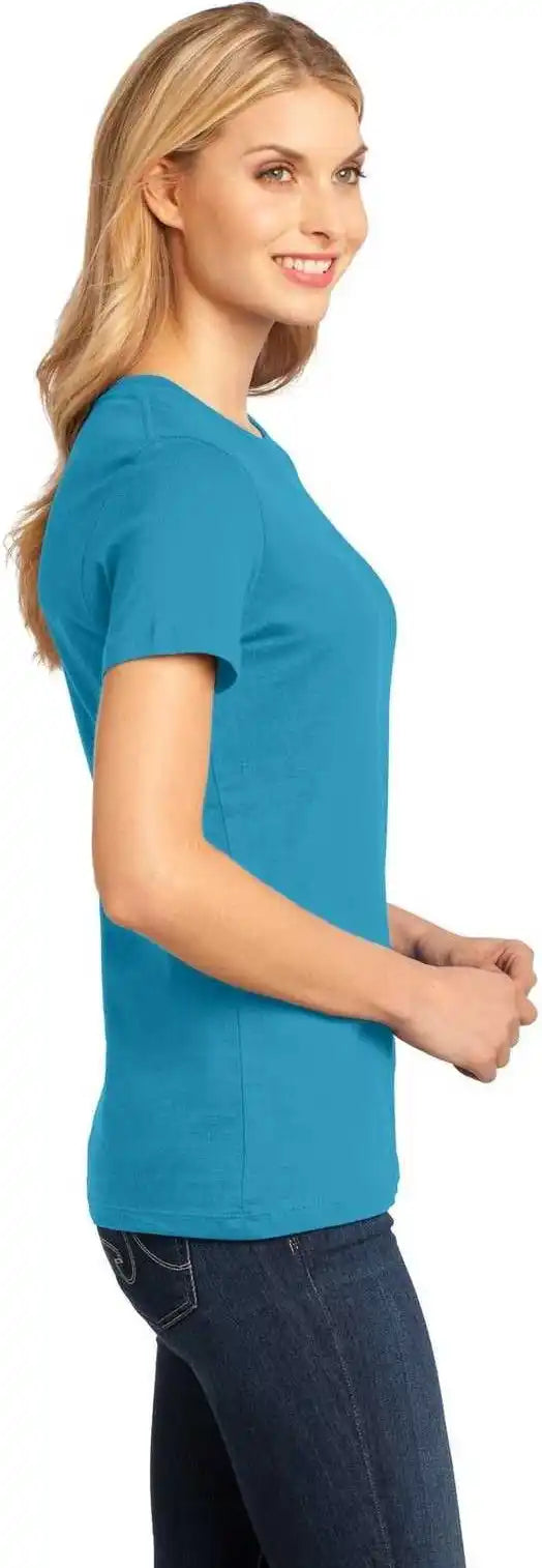 District Dm104l Women’s Perfect Weighttee Bright Turquoise