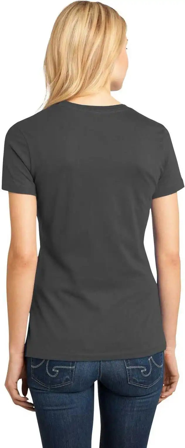District Dm104l Women’s Perfect Weighttee Charcoal