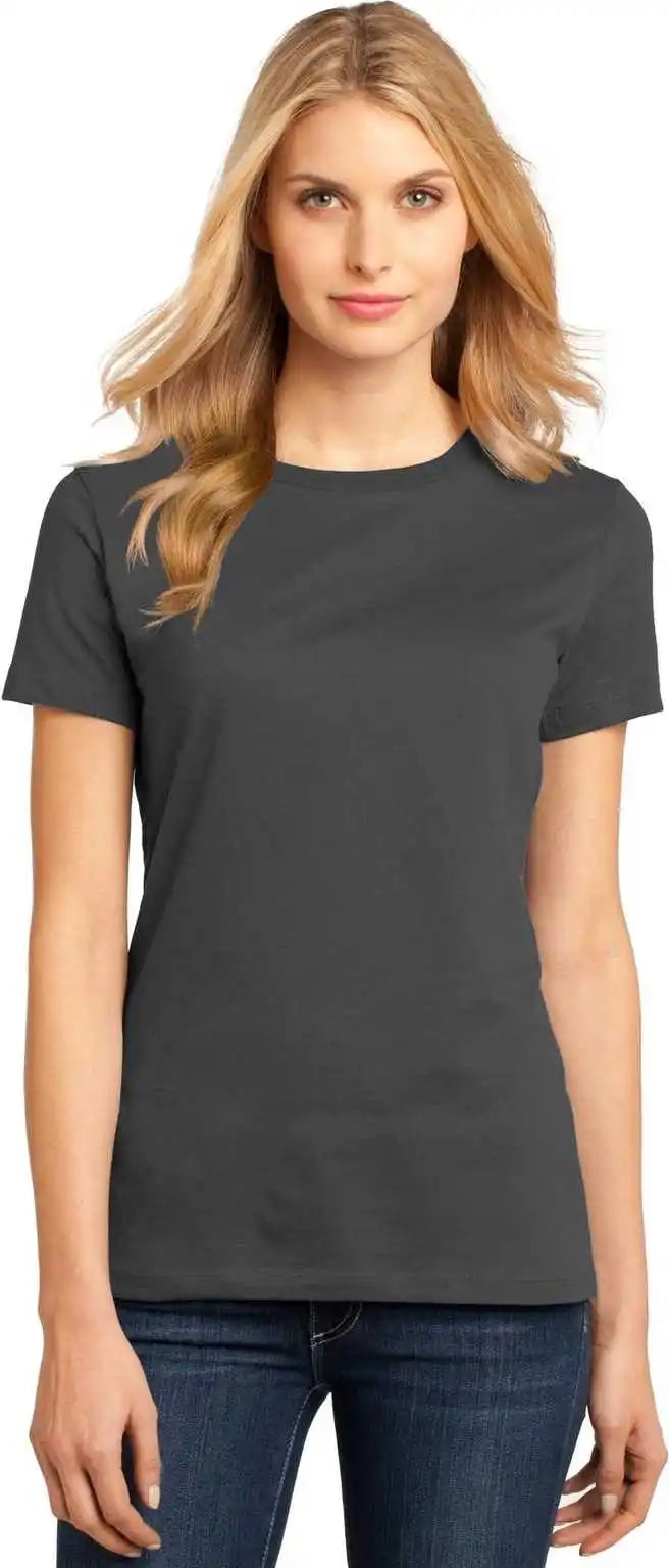District Dm104l Women’s Perfect Weighttee Charcoal