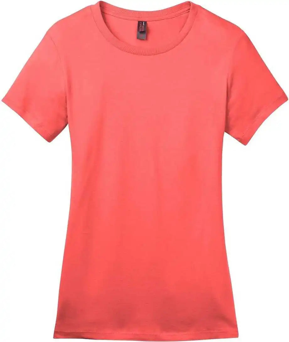District Dm104l Women’s Perfect Weighttee Coral