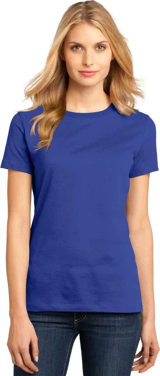 District Dm104l Women’s Perfect Weighttee Deep Royal