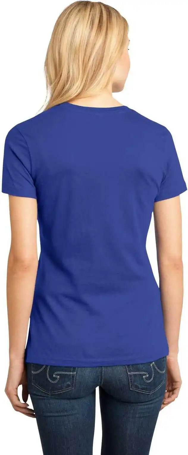 District Dm104l Women’s Perfect Weighttee Deep Royal