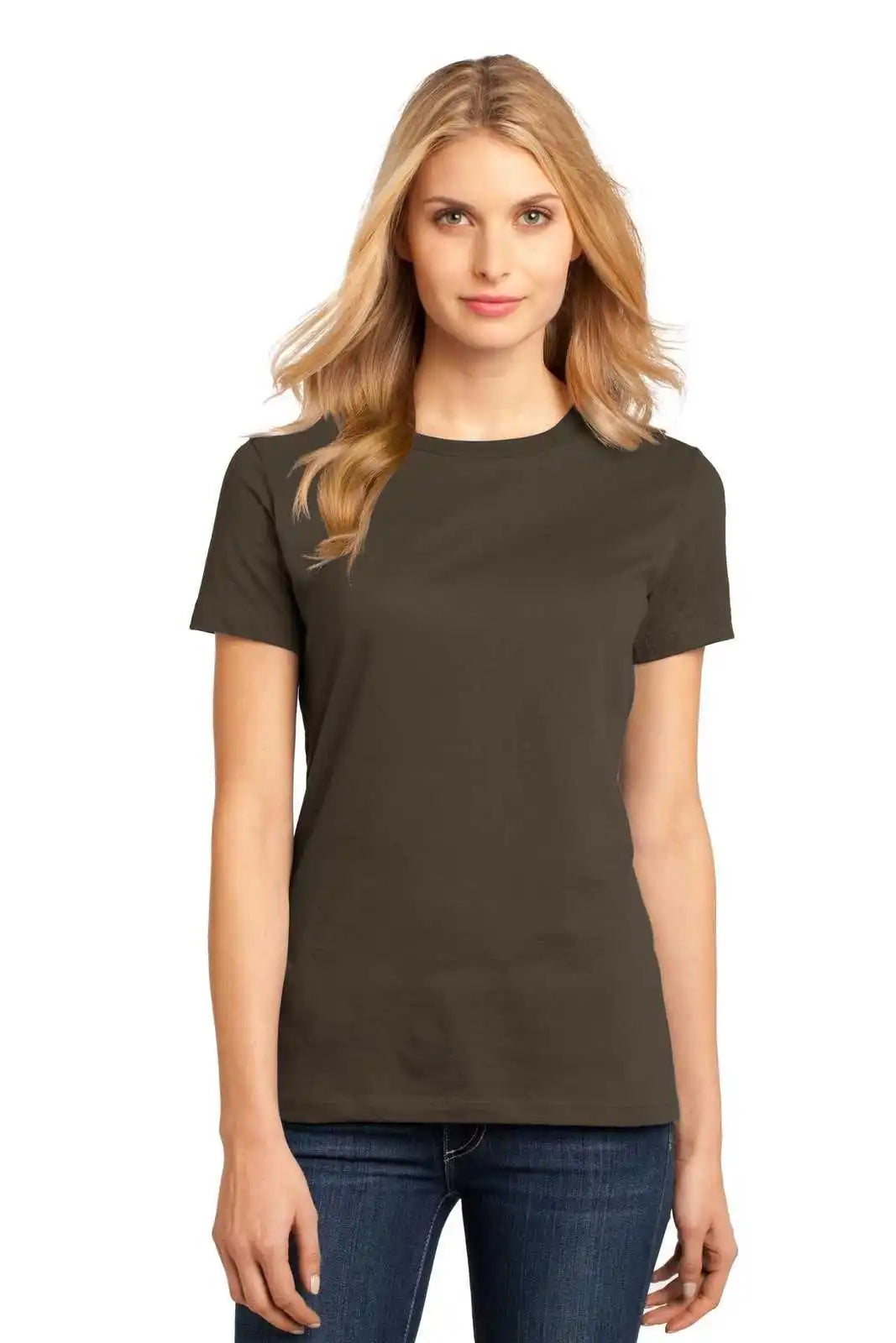 District Dm104l Women’s Perfect Weighttee - Espresso