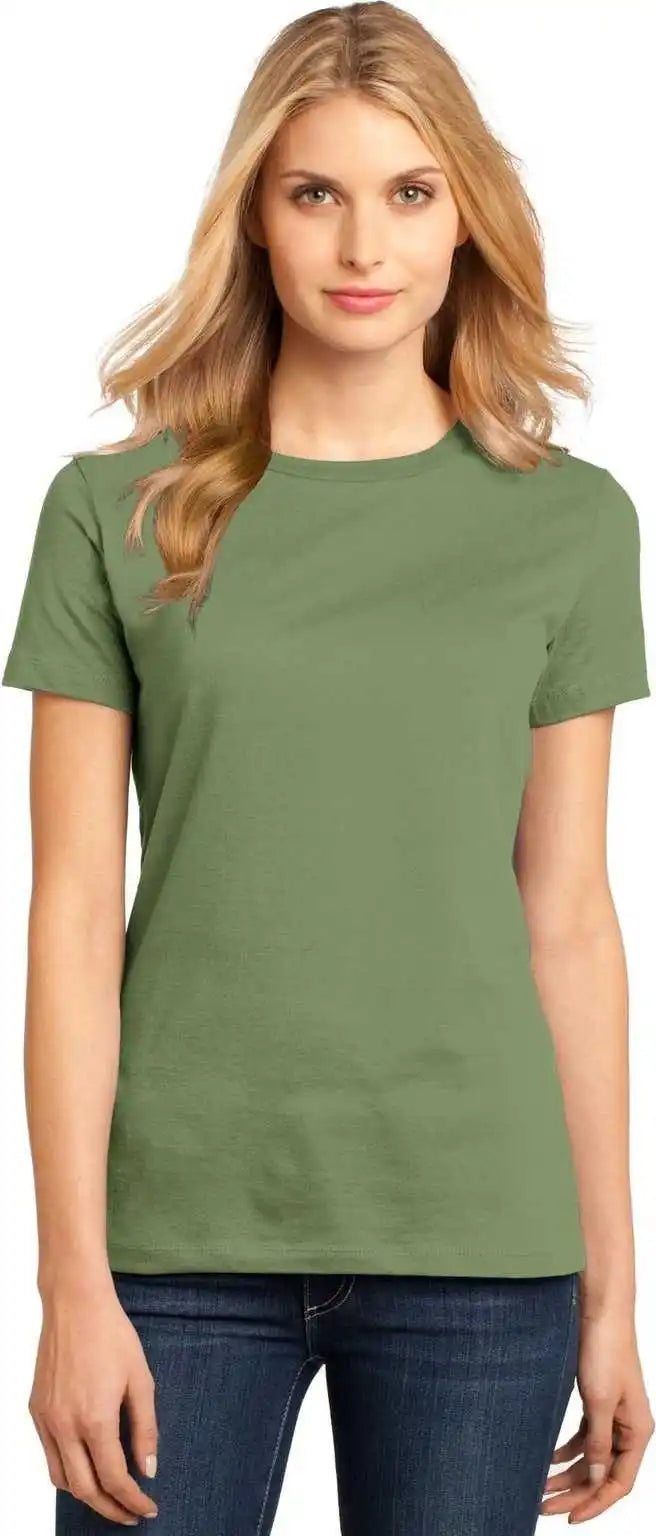 District Dm104l Women’s Perfect Weighttee Fresh Fatigue