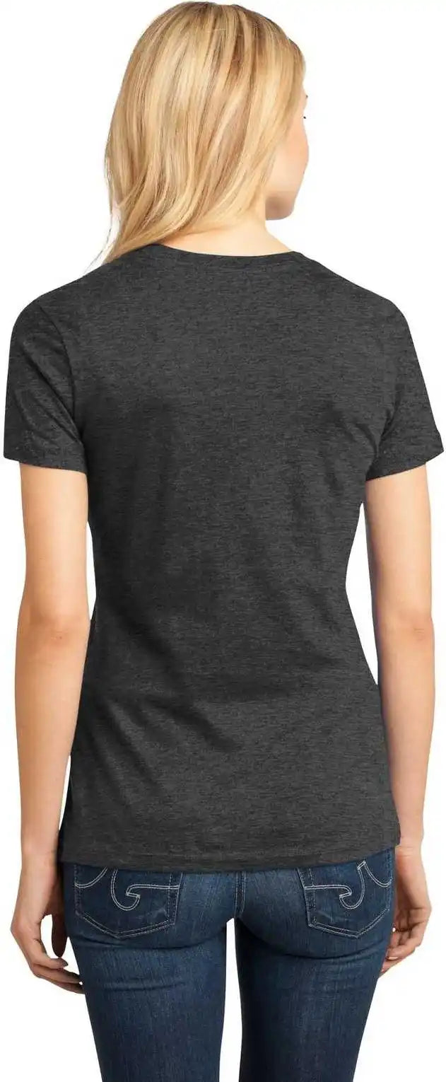 District Dm104l Women’s Perfect Weighttee Heathered Charcoal