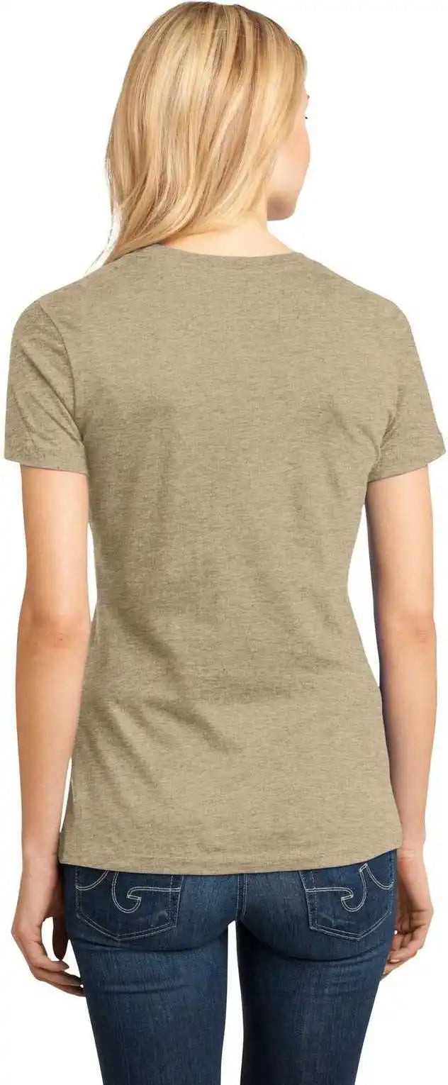District Dm104l Women’s Perfect Weighttee Heathered Latte