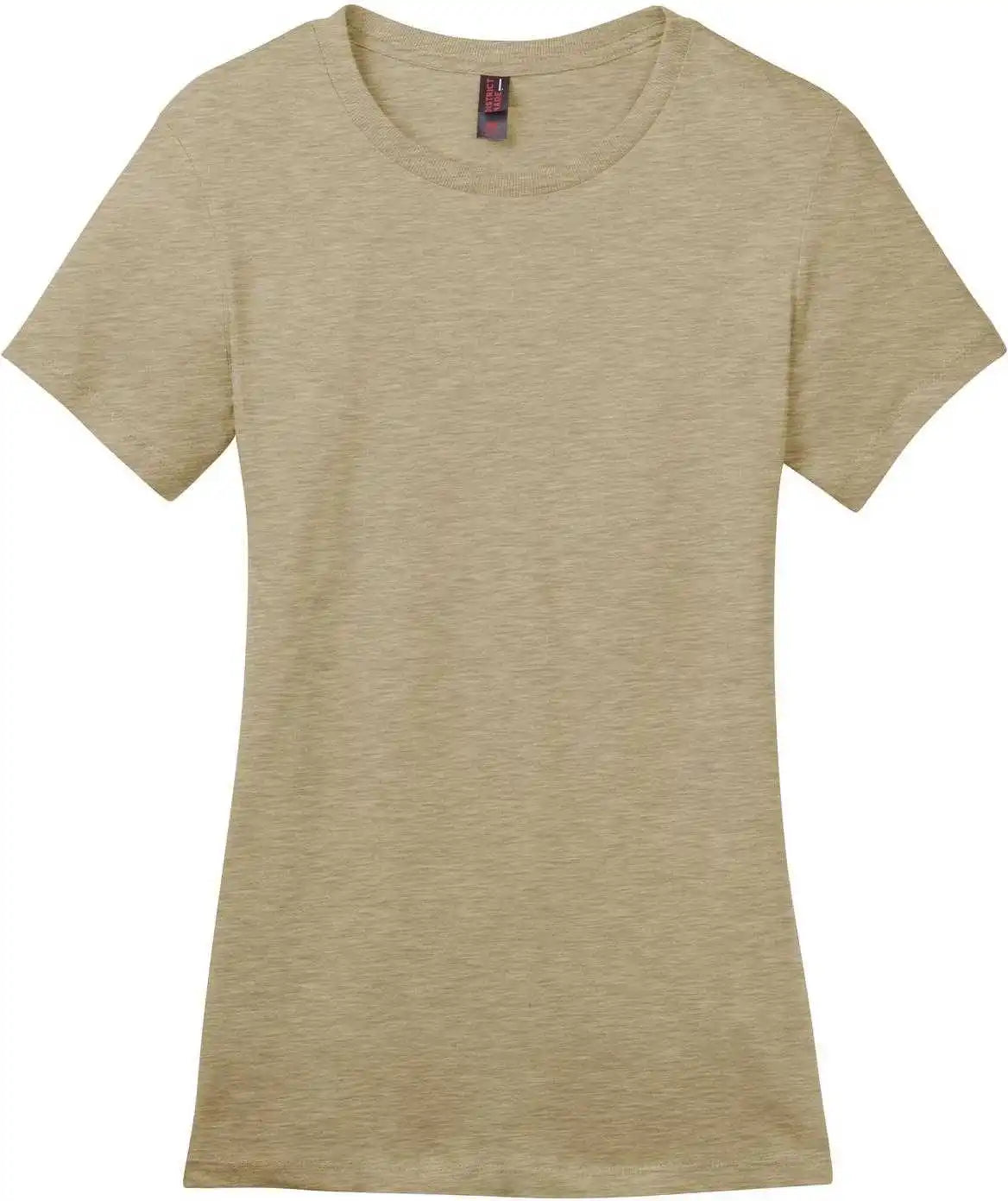 District Dm104l Women’s Perfect Weighttee Heathered Latte