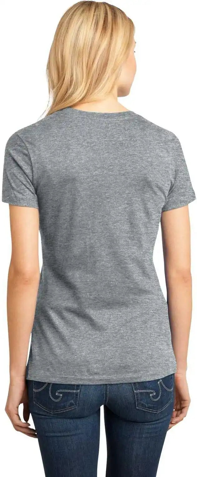 District Dm104l Women’s Perfect Weighttee Heathered Steel